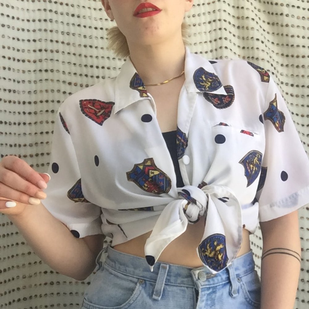 VINTAGE Button-up